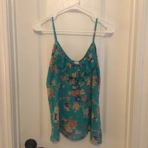 Flowy floral tank